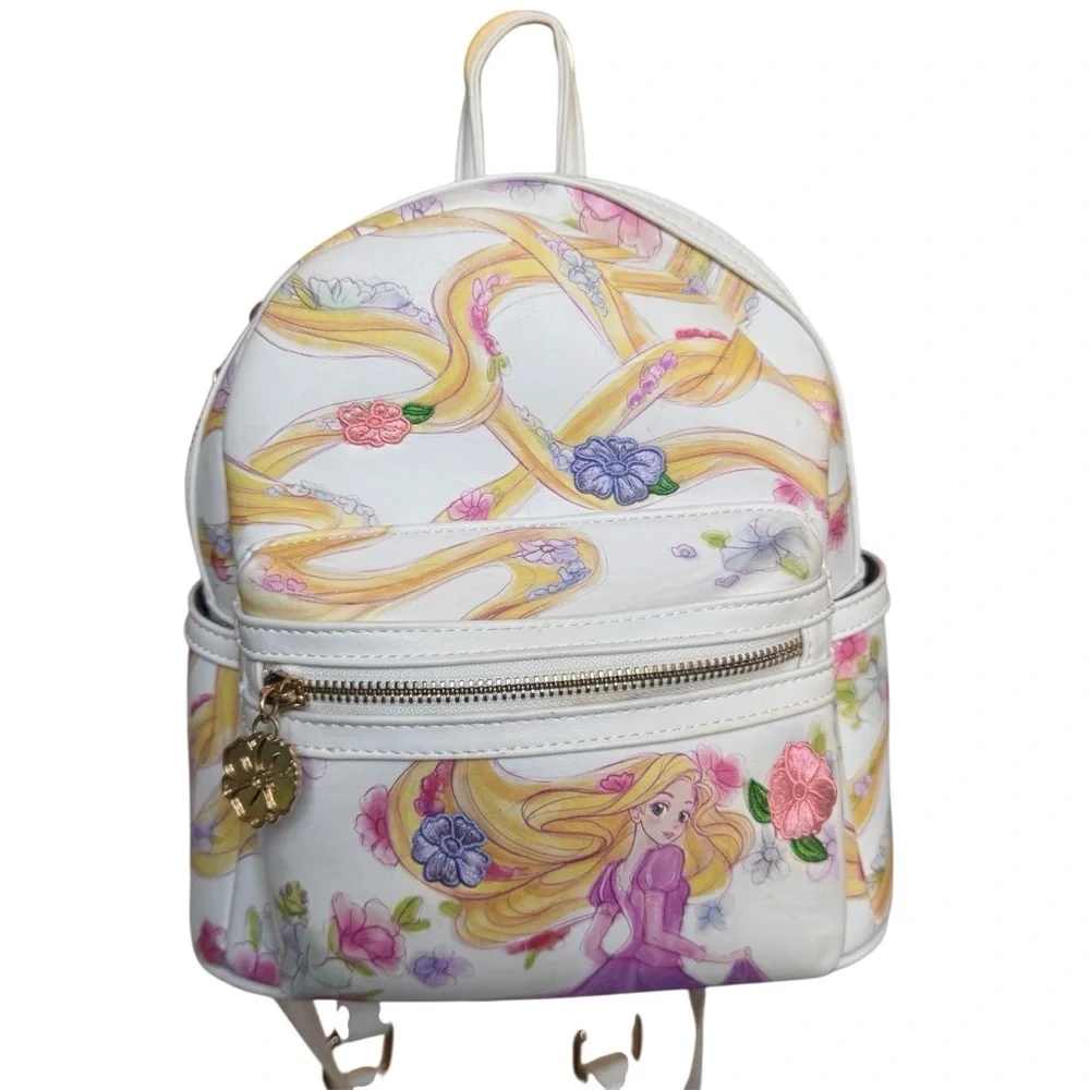 Danielle Nicole Disney Tangled Rapunzel Flow Hair mini backpack. - Picture 1 of 13